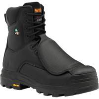 Bottes de travail Vulcan avec protecteur m&eacute;tatarsien &agrave; l'ext&eacute;rieur, Cuir, Taille 5, Imperm&eacute;able Seaboard Timber Mart