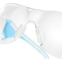 Lunettes de s&eacute;curit&eacute; bleu/blanc Adapt Lite, Lentille Transparent, Antibu&eacute;e/Anti-&eacute;gratignures, ANSI Z87+/R&eacute;pond ou surpasse la norme CSA Z94.3 Seaboard Timber Mart