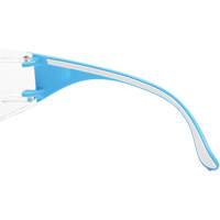 Lunettes de s&eacute;curit&eacute; bleu/blanc Adapt Lite, Lentille Transparent, Antibu&eacute;e/Anti-&eacute;gratignures, ANSI Z87+/R&eacute;pond ou surpasse la norme CSA Z94.3 Seaboard Timber Mart