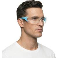 Lunettes de s&eacute;curit&eacute; bleu/blanc Adapt Lite, Lentille Transparent, Antibu&eacute;e/Anti-&eacute;gratignures, ANSI Z87+/R&eacute;pond ou surpasse la norme CSA Z94.3 Seaboard Timber Mart