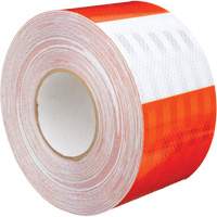 Pellicule souple pour chantiers routiers &agrave; haute intensit&eacute; 382VHIP, 5" la x 150' lo, Orange et blanc Seaboard Timber Mart