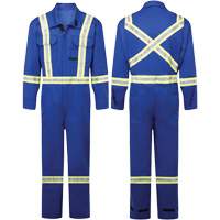 Avenger 9 oz FR Coveralls, Style 109, Men's, Royal Blue, Size 34 Seaboard Timber Mart