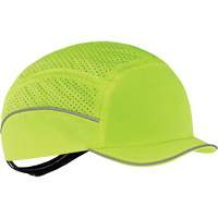Skullerz 8955 Lightweight Bump Cap Hat with Micro Brim, High Visibility Lime Green Seaboard Timber Mart
