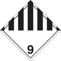 Plaque-&eacute;tiquette TMD divers dangers, Plastique Seaboard Timber Mart