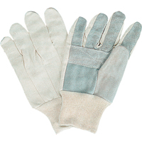 Standard-Duty Work Gloves, Large, Split Cowhide Palm Seaboard Timber Mart