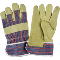 Abrasion-Resistant Comfort Fitters Glove, Large, Grain Pigskin Palm, Cotton Inner Lining Seaboard Timber Mart