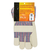 Abrasion-Resistant Comfort Fitters Glove, Large, Grain Pigskin Palm, Cotton Inner Lining Seaboard Timber Mart