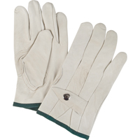 Gants de cordeur d'usage standard, Moyen, Paume Cuir fleur de vache Seaboard Timber Mart