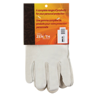 Winter-Lined Driver's Gloves, Medium, Grain Cowhide Palm, Fleece Inner Lining Seaboard Timber Mart