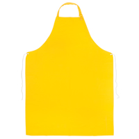 PVC Apron, PVC, Yellow, 35" W x 45" L Seaboard Timber Mart