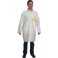 ProShield&reg; 60 Lab Coat, Microporous/Polypropylene, White, Medium Seaboard Timber Mart