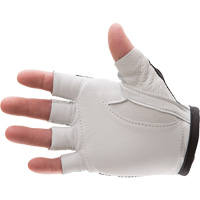 Anti-Impact Left-Hand Glove, X-Small, Goatskin/Split Leather Palm, Hook & Loop Cuff Seaboard Timber Mart
