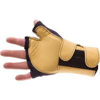 Gants de protection sup&eacute;rieure contre les impacts & les microtraumarismes r&eacute;p&eacute;t&eacute;s, main droite, Taille T-petit, Paume Cuir fleur Seaboard Timber Mart