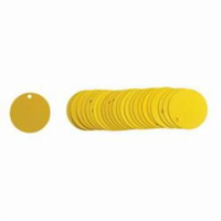 Blank Round Valve Tags, Aluminum, 1.5" dia Seaboard Timber Mart