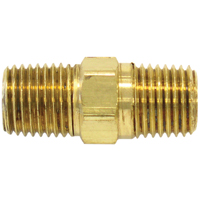 RACCORD HEXAGONAL,1/4"-1/4"NPT,LAITON, Laiton Seaboard Timber Mart