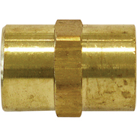 Female Hex Nipple, Brass Seaboard Timber Mart