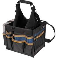 Grands porte-outils pour &eacute;lectriciens et travaux de maintenance, Polyester, 23 pochettes, Noir Seaboard Timber Mart