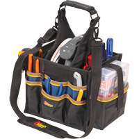 Grands porte-outils pour &eacute;lectriciens et travaux de maintenance, Polyester, 23 pochettes, Noir Seaboard Timber Mart