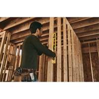 High-Impact ABS Level, I-Beam, 24" L, Plastic, 3, Non-Magnetic Seaboard Timber Mart
