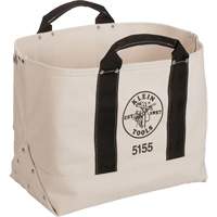 Heavy-Duty 17" Tool Bag, Canvas, 1 Pockets, Beige/Black Seaboard Timber Mart