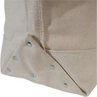 Heavy-Duty 17" Tool Bag, Canvas, 1 Pockets, Beige/Black Seaboard Timber Mart