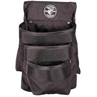 PowerLine Series 3-Pocket Utility Pouch, 1000 Denier Cordura&reg;, Black Seaboard Timber Mart
