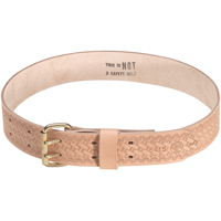 Heavy-Duty Embossed Tool Belt, Leather, Tan Seaboard Timber Mart
