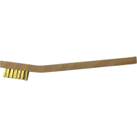 Small Cleaning Scratch Brushes, Brass, 3 x 7 Wire Rows, 7-3/4" Long Seaboard Timber Mart
