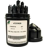 Heavy-Duty Drill Bit Set , 29 Pieces, High Speed Steel Seaboard Timber Mart