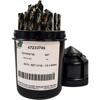 Heavy-Duty Drill Bit Set , 29 Pieces, High Speed Steel Seaboard Timber Mart