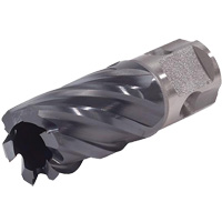 Fraise annulaire &agrave; tige universelle Icecut, Diam&egrave;tre de 7/16", Acier rapide, Profondeur de la coupe de 1", Tige 3/4" Seaboard Timber Mart