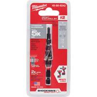 #2 Shockwave Impact Duty Step Drill Bit, 3/16" - 1/2" , 1/16" Increments, Titanium Seaboard Timber Mart