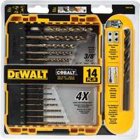 Pilot Point&reg; Industrial Drill Bit Set, 14 Pieces, Cobalt Seaboard Timber Mart