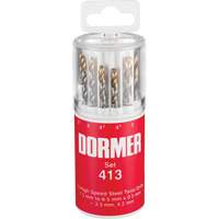 Jobber Drill Bit Set, 13 Pieces, High Speed Steel Seaboard Timber Mart