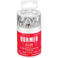 90° Countersink Set, 6 Pieces Seaboard Timber Mart