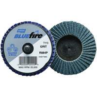 Mini disques &agrave; lamelles BlueFire R884P, 2" x Type 27, Grain 40, Alumine de zirconium Seaboard Timber Mart