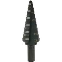 Multi-Hole Step Bit, 3/16"/4.8 mm - 7/8"/#4/22.2 mm  Seaboard Timber Mart