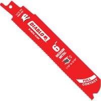 Lame de scie alternative de s&eacute;rie moyenne pour le m&eacute;tal, Bim&eacute;tal, 14-18 Dents par pouce, 6" lo x 1" la Seaboard Timber Mart