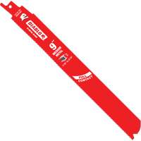 Lame de scie alternative de s&eacute;rie moyenne pour le m&eacute;tal, Bim&eacute;tal, 14-18 Dents par pouce, 9" lo x 1" la Seaboard Timber Mart