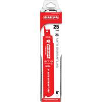 Lame de scie alternative autod&eacute;montage, Bim&eacute;tal, 14-18 Dents par pouce, 6" lo x 1" la Seaboard Timber Mart