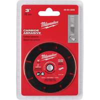 Lame abrasive au carbure, 3" x Arbre de 3/8", Carbure de silicium, 20 000 Tr/min Seaboard Timber Mart