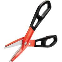 13" Serrated Aluminum Tinner Snip with Dipped Handle, 3" Cut Length, Straight Cut Seaboard Timber Mart