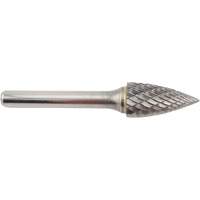 Fraise en carbure conique &agrave; coupe agressive &agrave; bout pointu, SG-5, 1/2" dia., 1/4" Tige, 1" Prof. de la coupe Seaboard Timber Mart