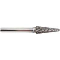 Fraise en carbure conique &agrave; coupe agressive, 3/8" dia., 1/4" Tige, 1-1/16" Prof. de la coupe Seaboard Timber Mart