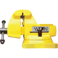 High Vis Safety Vise, 5" Jaw Width, 3-3/4" Throat Depth Seaboard Timber Mart