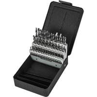 Stub Length Drill Bit Set, 60 Pieces, High Speed Steel Seaboard Timber Mart