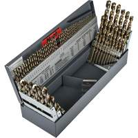 Heavy-Duty Jobber Length Combination Drill Bit Set, 114 Pieces, High Speed Cobalt Seaboard Timber Mart