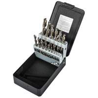 Jobber Length Drill Bit Set, 15 Pieces, High Speed Steel Seaboard Timber Mart
