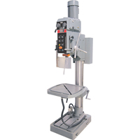 Variable Speed Gearhead Drill Presses, 5/8" Chuck, 2 Speed(s), 22" W x 22" L, #4 Morse Seaboard Timber Mart