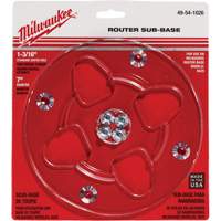 Clear 7" Diameter 1-3/16" Center Hole Sub-Base Seaboard Timber Mart